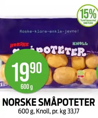 Kiwi NORSKE SMÅPOTETER tilbud