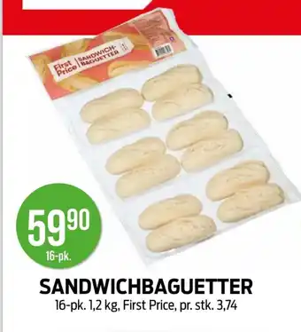 Kiwi SANDWICHBAGUETTER tilbud