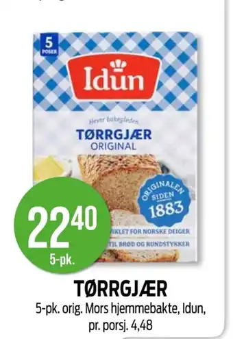 Kiwi TØRRGJÆR tilbud