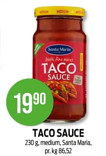 Kiwi TACO SAUCE tilbud