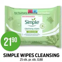 Kiwi SIMPLE WIPES CLEANSING tilbud