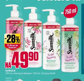 Europris SUNSILK tilbud