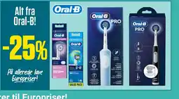 Europris Alt fra Oral-B! tilbud