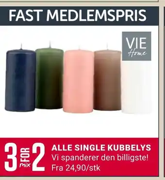 Europris ALLE SINGLE KUBBELYS tilbud