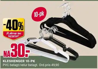 Europris KLESHENGER 10-PK tilbud