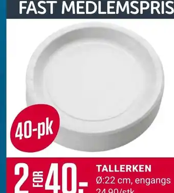 Europris TALLERKEN tilbud