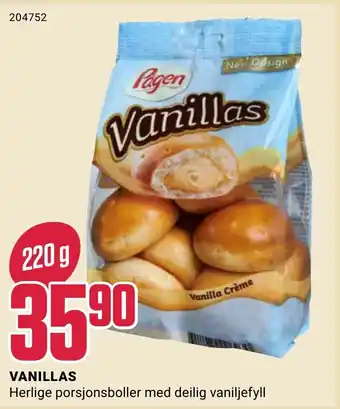 Europris VANILLAS tilbud