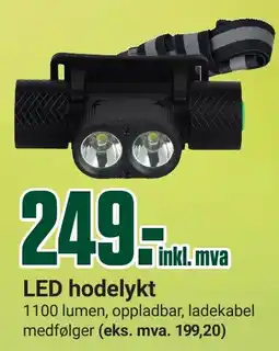 Europris LED hodelykt tilbud