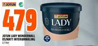 Coop Obs JOTUN LADY WONDERWALL 05/MATT INTERIØRMALING 2,7 liter tilbud