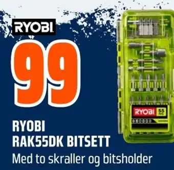 Coop Obs RYOBI RAK55DK BITSETT tilbud