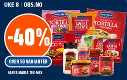 Coop Obs SANTA MARIA TEX-MEX tilbud