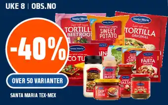 Coop Obs SANTA MARIA TEX-MEX tilbud