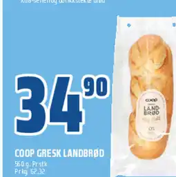 Coop Obs COOP GRESK LANDBRØD tilbud