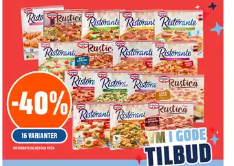 Coop Obs RISTORANTE OG RUSTICA PIZZA tilbud