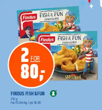 Coop Obs Findus fish &fun tilbud