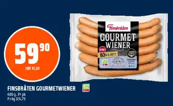 Coop Obs Finsbråten gourmetwiener tilbud