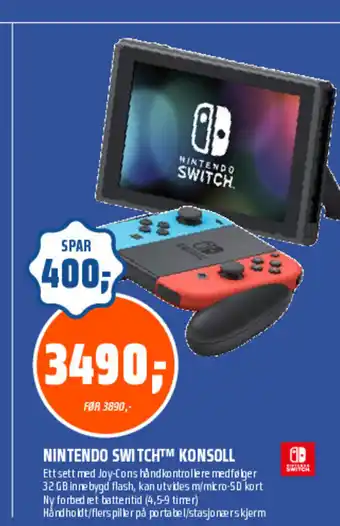 Coop Obs NINTENDO SWITCH™M KONSOLL tilbud