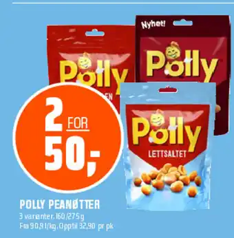 Coop Obs POLLY PEANØTTER tilbud