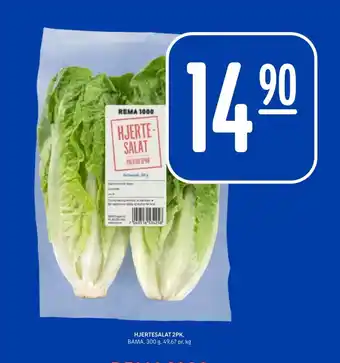 Rema 1000 HJERTESALAT tilbud
