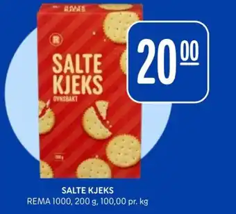 Rema 1000 SALTE KJEKS tilbud