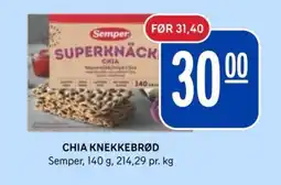 Rema 1000 CHIA KNEKKEBRØD tilbud