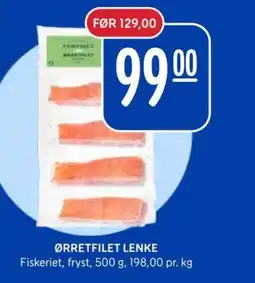 Rema 1000 ØRRETFILET LENKE tilbud