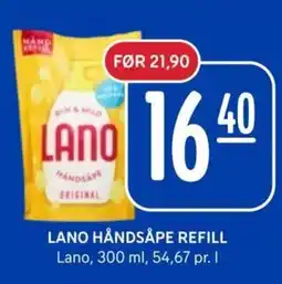 Rema 1000 LANO HÅNDSÅPE REFILL tilbud