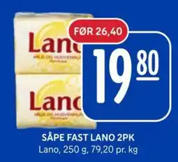 Rema 1000 SÅPE FAST LANO 2PK tilbud