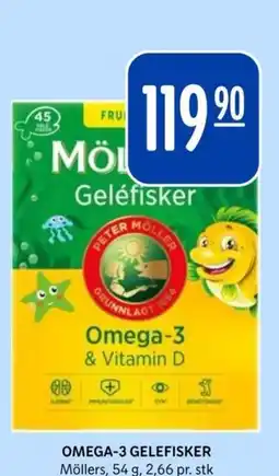 Rema 1000 Omega-3 gelefisker tilbud