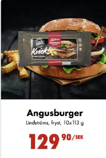 Nordby Supermarket LINDSTRÖMS Angusburger tilbud