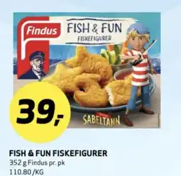 Bunnpris FINDUS Fish & fun fiskefigurer tilbud