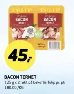 Bunnpris TULIP Bacon ternet tilbud