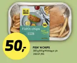 Bunnpris Fish'n chips tilbud