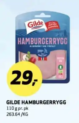 Bunnpris GILDE hamburgerrygg tilbud