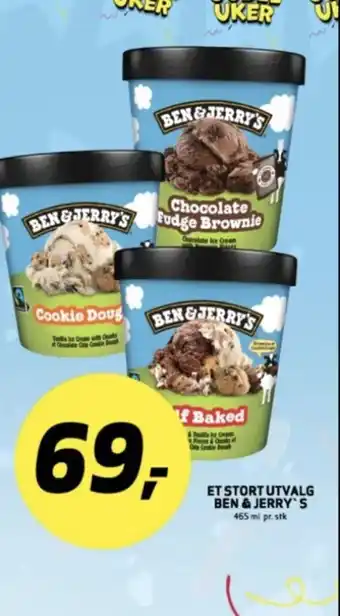 Bunnpris Et stort utvalg ben & jerry's tilbud