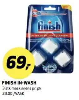 Bunnpris FINISH in-wash tilbud