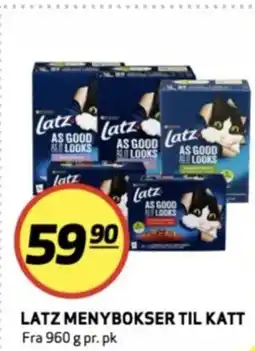 Bunnpris LATZ menybokser til katt tilbud