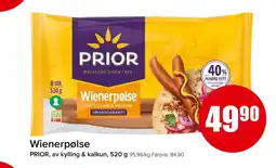 Eurospar PRIOR Wienerpølse tilbud