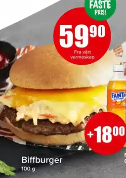 Eurospar Biffburger tilbud