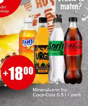 Eurospar Mineralvann fra Coca-Cola tilbud