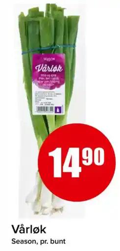 Eurospar SEASON Vårløk tilbud