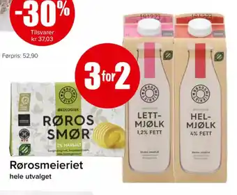 Eurospar Rørosmeieriet tilbud