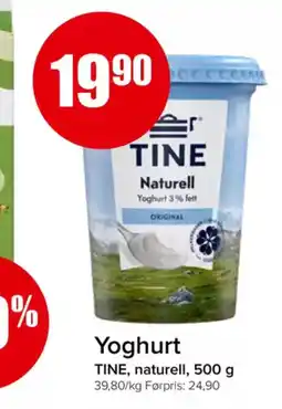 Eurospar TINE Yoghurt tilbud