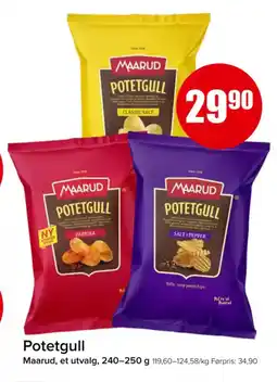 Eurospar MAARUD Potetgull tilbud