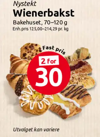 Joker Nystekt Wienerbakst tilbud