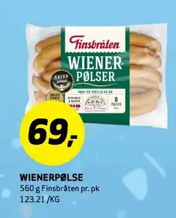 Bunnpris WIENERPØLSE tilbud