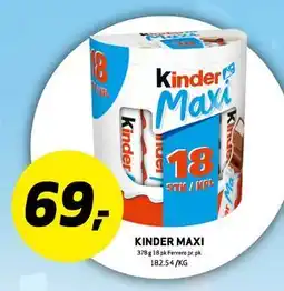 Bunnpris KINDER MAXI tilbud