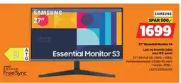 POWER 27 Essential Monitor S3 tilbud