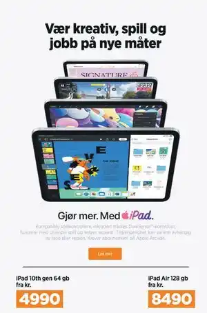 POWER iPad Air 128 gb tilbud