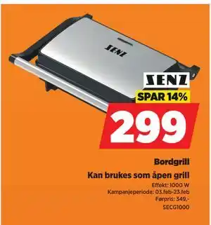 POWER Bordgrill tilbud